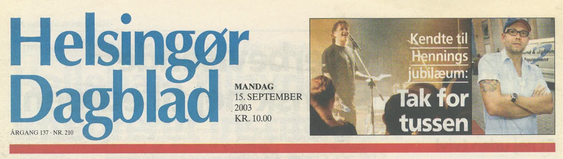 Clipping from Helsingør Dagblad